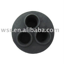 Custom moldeado conector de goma para cable-A476